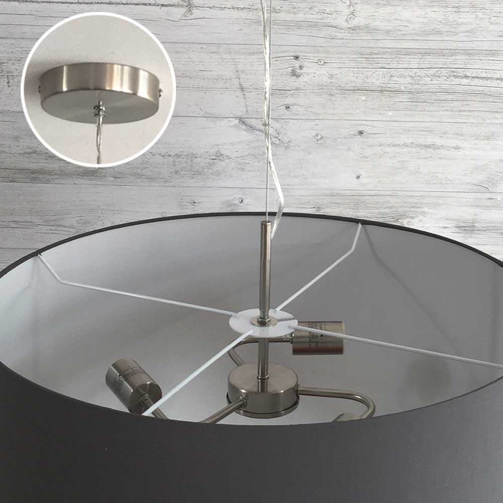 Pale Green Drum Ceiling Light 